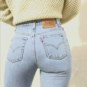Vintage Levi's faded 501 button fly Jean's